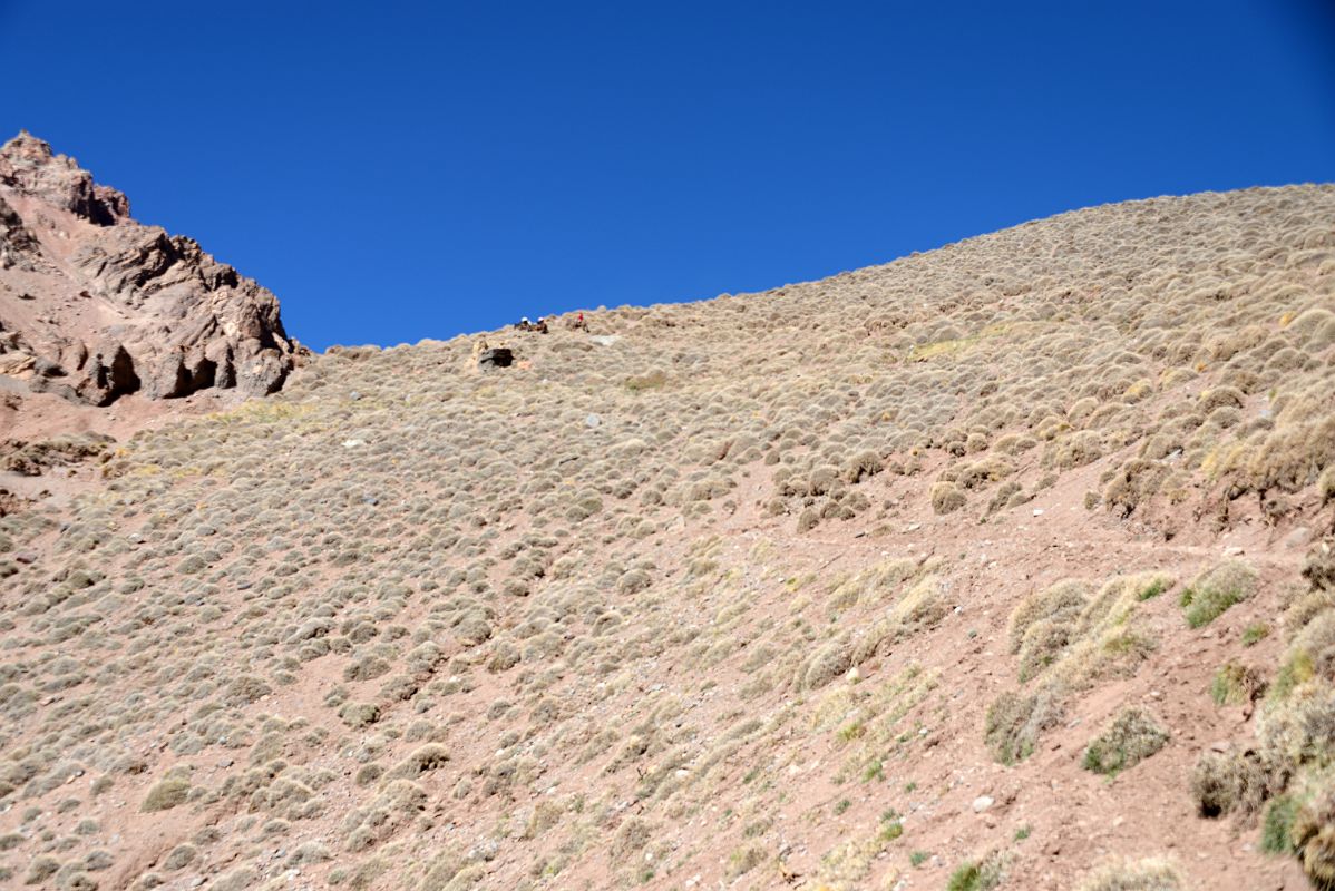 08 Climbing The First Hill On The Trek Up The Relinchos Valley From Casa de Piedra To Plaza Argentina Base Camp